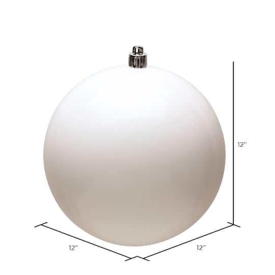 Vickerman 12" Shiny Ball Ornament